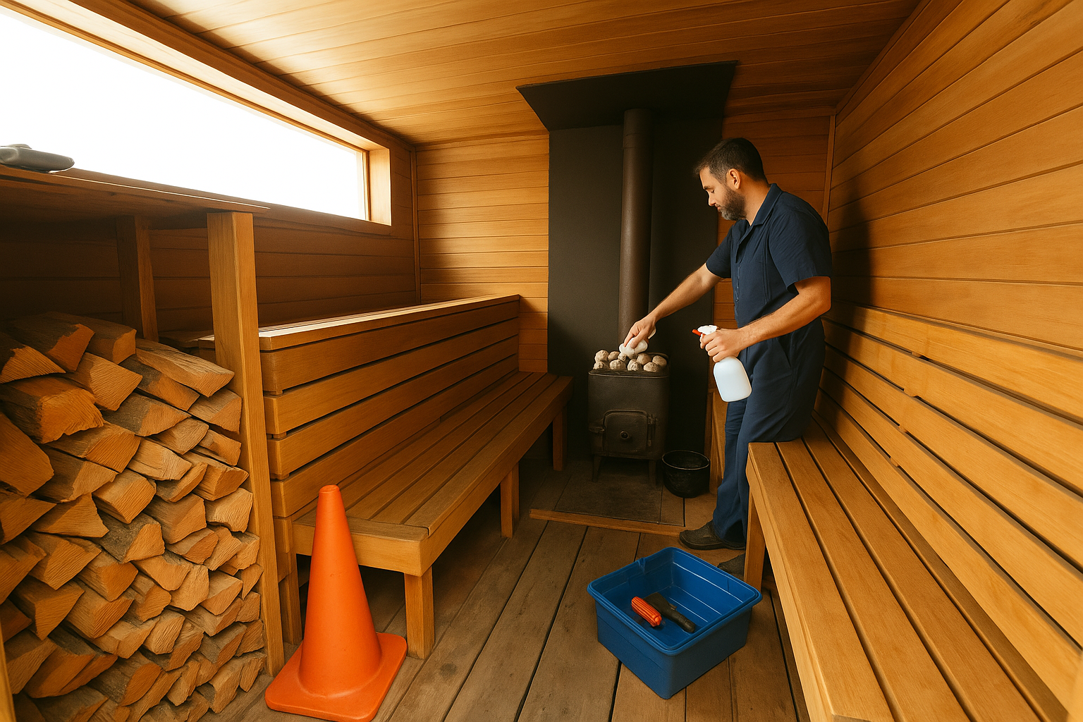 Maintenance sauna